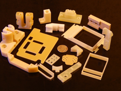 assortment of plastic parts